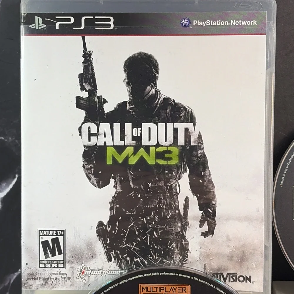 COD Bundle - PS3 PlayStation 3 MW3 Disk/Case, Ghosts, Black Ops 2 & 3 Loose. T&W